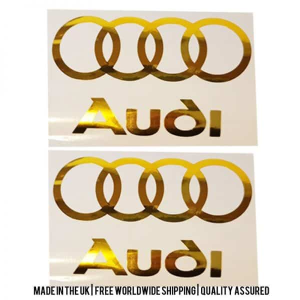 Audi Decals | Audi Stickers | Audi | Chrome Stickers | Brand Bandit