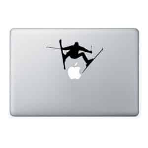 Skiing Macbook Vinyl Decal