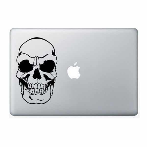 Skull Sticker Macbook vinyl Decal