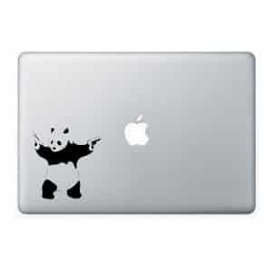 banksy panda macbook vinyl decal