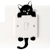 light switch cat vinyl decal