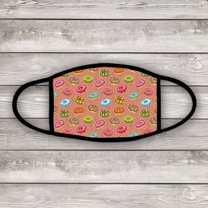 Donut Printed Face Mask