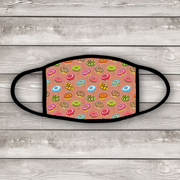 Donut Printed Face Mask