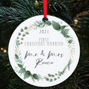 First Christmas Married Bauble