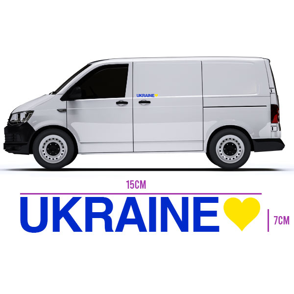 ukraine car decal
