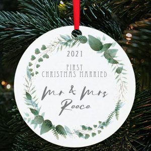personalised Christmas baubles