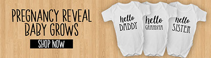 Shop All Personalised Printed Pregnancy Reveal Baby Grows