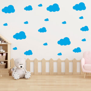 cloud shape wall stickers