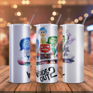 inside out 2 20oz skinny tumbler with straw